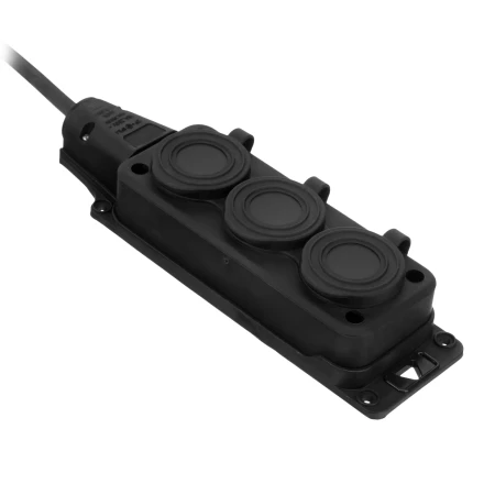 Удлинитель-шнур силовой Denzel Top Series , КГТТ, 20м, 3 розетки, 3 x 2,5 мм, 3 м 37423 купить в Ижевске