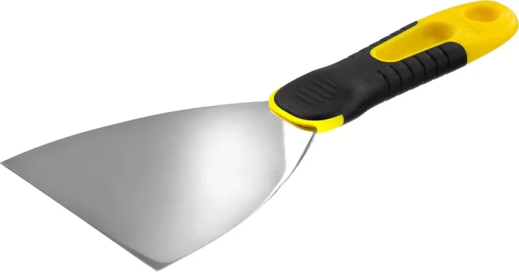 Шпатель STAYER "PROFESSIONAL" нержавеющее профилированное полотно, 2к ручка, 100 мм 10045-10 купить в Ижевске