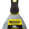 Шпатель STAYER "PROFESSIONAL" нержавеющее профилированное полотно, 2к ручка, 100 мм 10045-10 купить в Ижевске