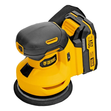 Машина шлифовальная эксцентриковая аккумуляторная CROSH-20-125, Li-Ion, 20 В// Denzel 28901 купить в Ижевске