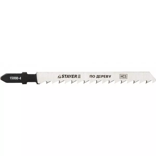 Полотна STAYER "PROFI", T101D, для эл/лобзика, HCS, по дереву, ДСП, ДВП, EU-хвост., шаг 4мм, 75мм, 2шт 15990-4_z01 купить в Ижевске