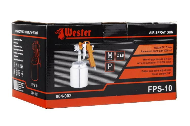 Краскопульт пневматический WESTER FPS-10 купить в Ижевске