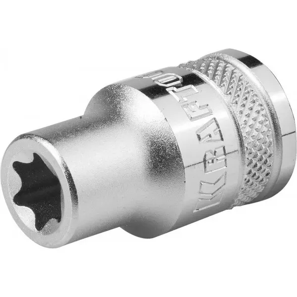 Торцовая головка KRAFTOOL "INDUSTRIE QUALITAT", Cr-V, внешний TORX, хромосатинированная, 1/2", Е 14 27810-14_z01 купить в Ижевске