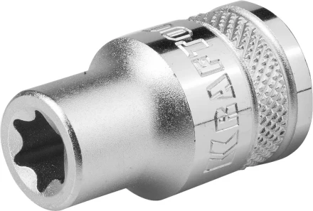 Торцовая головка KRAFTOOL "INDUSTRIE QUALITAT", Cr-V, внешний TORX, хромосатинированная, 1/2", Е 14 27810-14_z01 купить в Ижевске