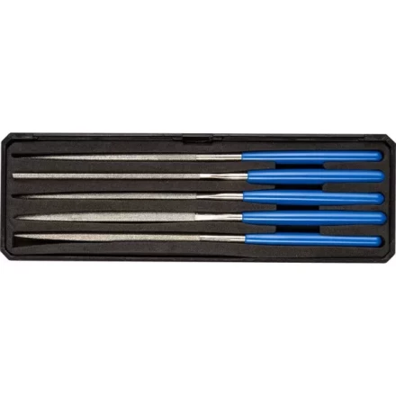 Набор ЗУБР &quot;ЭКСПЕРТ&quot; Надфили с алмазным напылением в пластиковом боксе, P 140, 140х75мм, 5 предметов 33388-140-H5 купить в Ижевске