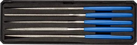 Набор ЗУБР &quot;ЭКСПЕРТ&quot; Надфили с алмазным напылением в пластиковом боксе, P 140, 140х75мм, 5 предметов 33388-140-H5 купить в Ижевске