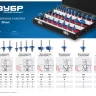 ЗУБР 30 шт, набор профильных фрез по дереву, Профессионал (28796-H30) купить в Ижевске