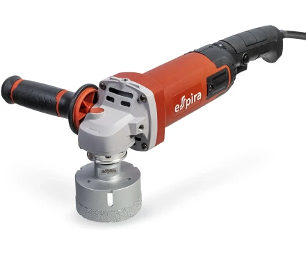 УШМ ESPIRA AGI-125-13E (125 мм 220-240В, 50/60 Гц, мощность 1300 Вт, 4000-11000 об/мин, 2.5 кг), 400752 купить в Ижевске