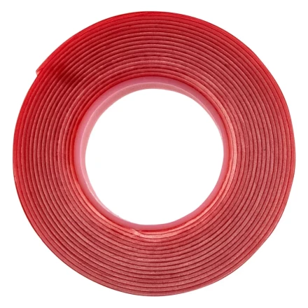 Двусторонняя клейкая лента из вспененного акрила, прозрачная, 15 мм x 3 м Matrix 89078 купить в Ижевске