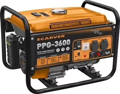 Генератор бензиновый CARVER PPG- 3600 LT-168F-1 купить в Ижевске