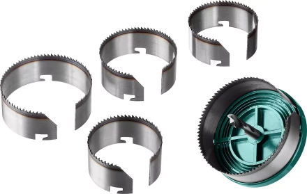 Пила сегментная наборная KRAFTOOL по дереву, 5 полотен: 68-74-80-90-100x32 мм 29584-H5-32 купить в Ижевске