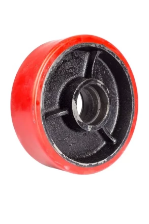 Колесо полиуретановое 160х50 мм без подшипника для тележек гидравлических JC/DF-III/DB/BFC 1000295 купить в Ижевске