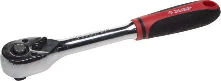 Трещотка для торцовых головок ЗУБР &quot;МАСТЕР&quot;, Сr-V сталь, 72 зубца, 1/4&quot; 27736-1/4 купить в Ижевске