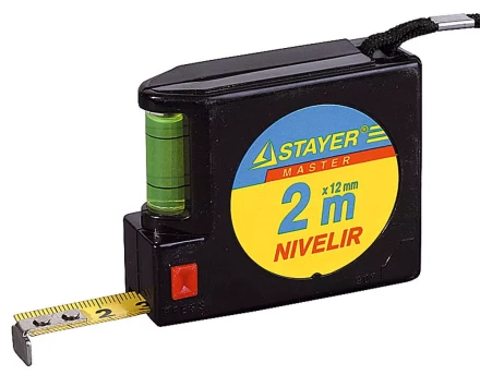 Рулетка STAYER &quot;NIVELIR&quot;, 2м 3408-2 купить в Ижевске