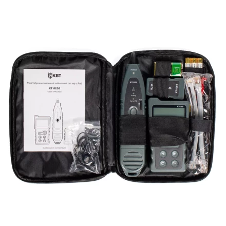 LAN-тестер КВТ KT 8209 для витой пары с поддержкой PoE (86208) купить в Ижевске