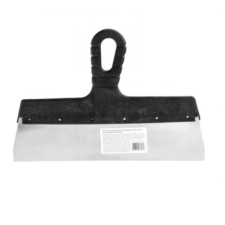 Шпатель фасадный из нержавеющей стали 300 мм пластмассовая ручка 85152 купить в Ижевске