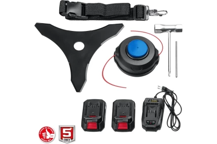 ЗУБР С1-18, 36 В, 35/25.5 см, 2х18 В АКБ (2 А·ч), бесщеточный триммер (ТАБ-365-22) купить в Ижевске