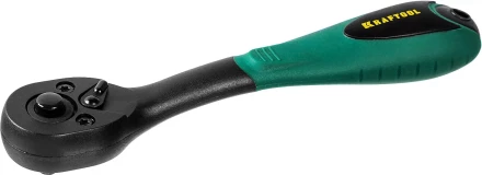 Трещотка для торцовых головок KRAFTOOL &quot;EXPERT&quot;, Сr-V сталь, 72 зубца, пластиковое покрытие, 1/4&quot; 27796-1/4_z02 купить в Ижевске