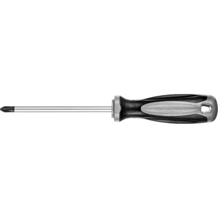 Отвертка MIRAX 25096-2-10, закаленный стержень, двухкомпонентная рукоятка, PH2x100мм 25096-2-10 купить в Ижевске