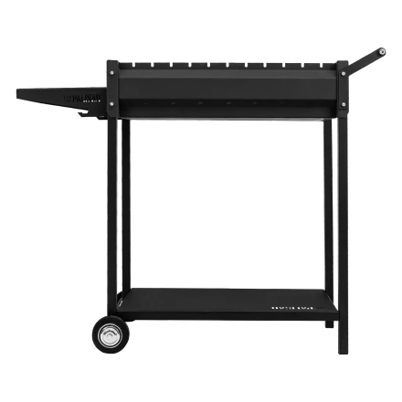 Мангал сварной на колесах, 662 х 390 х 152/805 мм, сталь 2 мм, кочерга в комплекте, Camping Palisad 69669 купить в Ижевске