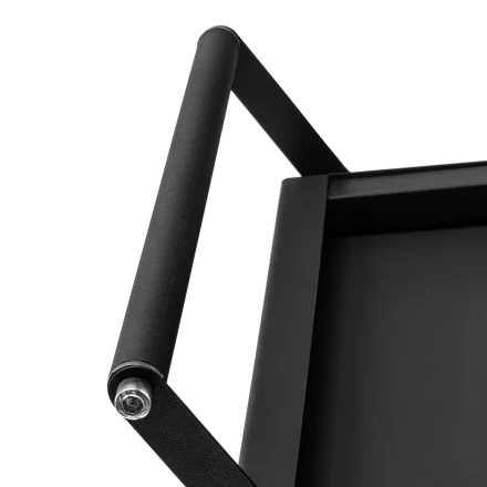 Мангал сварной на колесах, 662 х 390 х 152/805 мм, сталь 2 мм, кочерга в комплекте, Camping Palisad 69669 купить в Ижевске