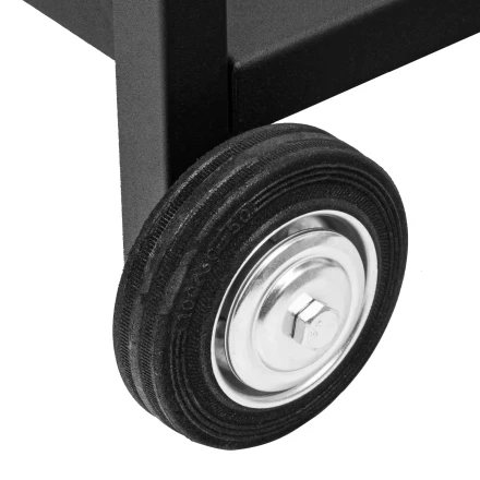 Мангал сварной на колесах, 662 х 390 х 152/805 мм, сталь 2 мм, кочерга в комплекте, Camping Palisad 69669 купить в Ижевске