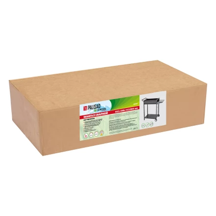 Мангал сварной на колесах, 662 х 390 х 152/805 мм, сталь 2 мм, кочерга в комплекте, Camping Palisad 69669 купить в Ижевске