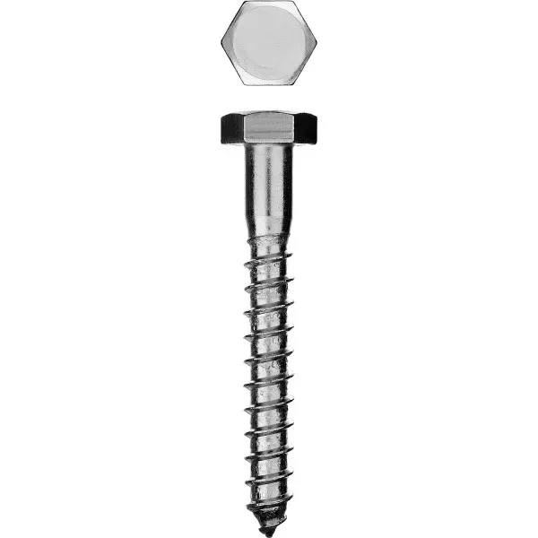 Шурупы ЗУБР с шестигранной головкой, оцинкованные, 10x120мм, 1шт 4-300456-10-120 купить в Ижевске