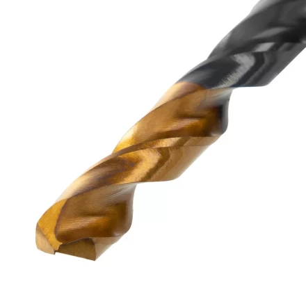 Сверло по металлу, 8,5 мм, HSS-Tin, Golden Tip, 8 шт. Denzel 717220 купить в Ижевске