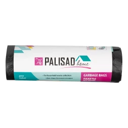 Пакеты для мусора Palisad 120 л x 10 шт. серые, Home 927135