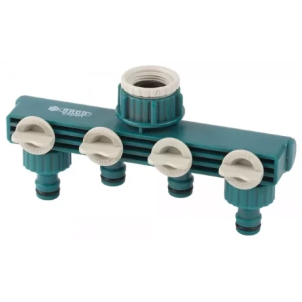 Распределитель четырехканальный (резьба внешняя-соединитель), RACO &quot;Original&quot; 4250-55257C, 3/4&quot;x1&quot; 4250-55257C купить в Ижевске