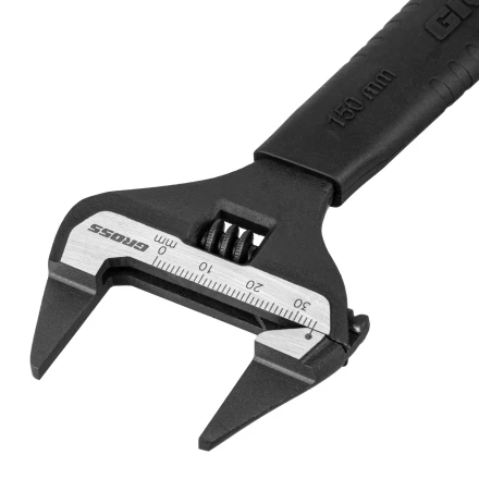 Ключ разводной, 150 мм Gross 15571, CrV, ультратонкие губки купить в Ижевске