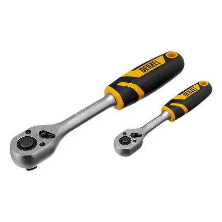 Набор инструментов Denzel 15804, 1/2&quot;, 1/4&quot;, CrV, S2, пластиковый кейс, 122 предмета купить в Ижевске