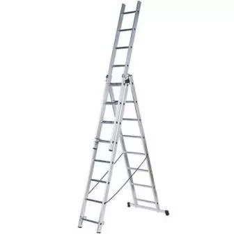 Лестница алюминиевая трёхсекционная ЛА 3х7 Вихрь купить в Ижевске