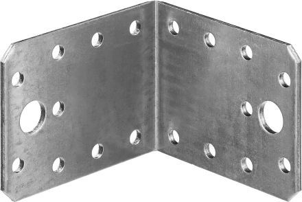 ЗУБР УК-2.5, 55 x 70 x 70 x 2.5 мм, цинк, крепежный уголок (31012-70) купить в Ижевске