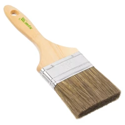 Кисть плоская "Евро" 3", смешанная щетина, деревянная ручка MTX 83081
