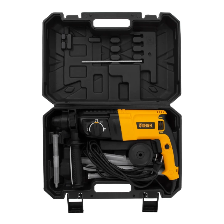 Перфоратор электрический RHH-800-26  SDS-plus 800 Вт 3 Дж  3 плюс 1 режим Denzel 26607 купить в Ижевске