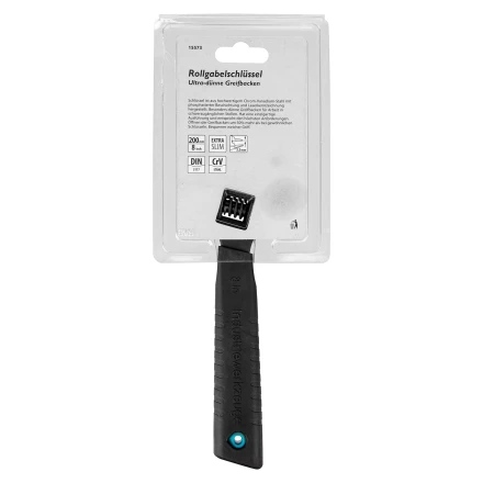 Ключ разводной, 200 мм Gross 15573, CrV, ультратонкие губки купить в Ижевске