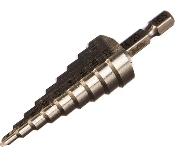 Сверло ступенчатое HSS с прямым желобком, 4-20x75, 1/4" (Makita D-40098) купить в Ижевске