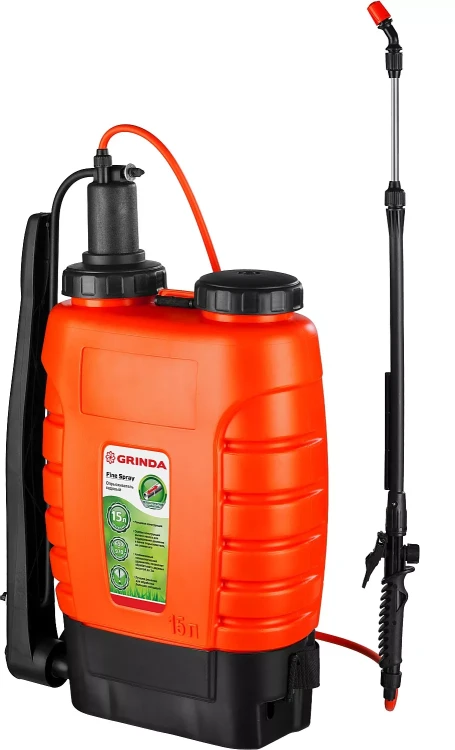 Опрыскиватель садовый GRINDA "Fine Spray", ранцевый, телескопический удлинитель, 15л 425216 купить в Ижевске