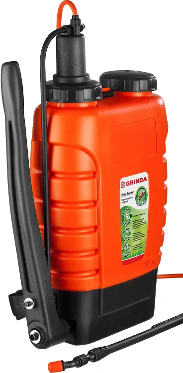 Опрыскиватель садовый GRINDA "Fine Spray", ранцевый, телескопический удлинитель, 15л 425216 купить в Ижевске