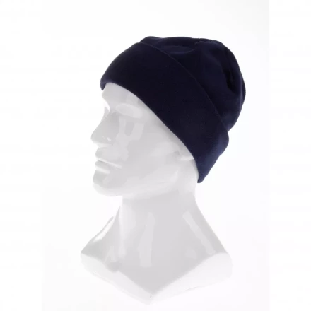 Шапка с отворотом из флиса для взрослых размер 56-57 синяя Россия Сибртех 68823 купить в Ижевске