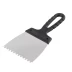 Шпатель из нержавеющей стали 100 мм зуб 4 х 4 мм пластмассовая ручка Россия 85138 купить в Ижевске
