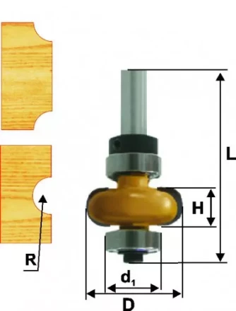 Фреза кром галтельная ф254х10мм R48мм хв 8мм 10695 купить в Ижевске