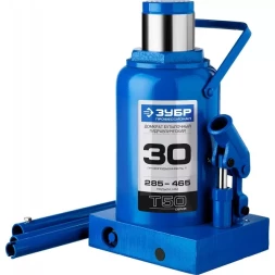 Домкрат гидравлический бутылочный T50, 30т, 285-465мм, ЗУБР Профессионал 43060-30 43060-30_z01