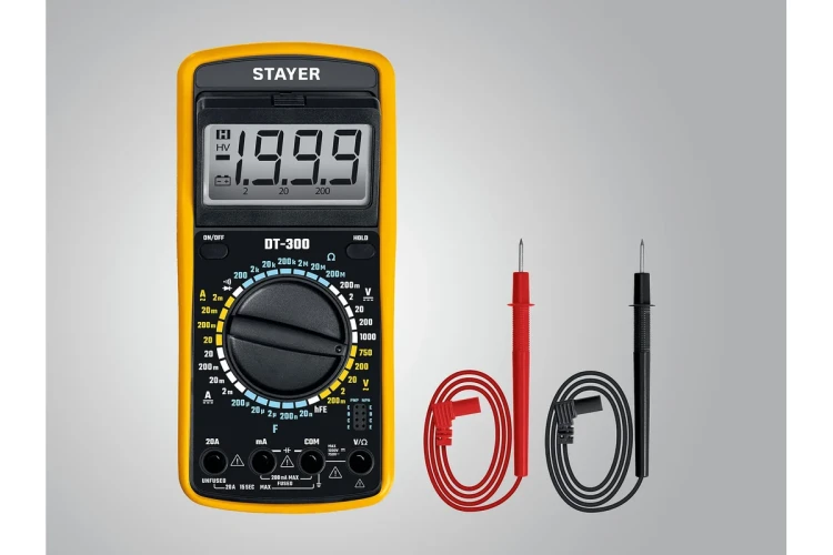 Цифровой мультиметр STAYER DT-300 (45321) купить в Ижевске