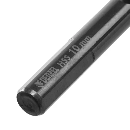 Сверло по металлу, 10 мм, HSS-Tin, Golden Tip, 8 шт. Denzel 717222 купить в Ижевске
