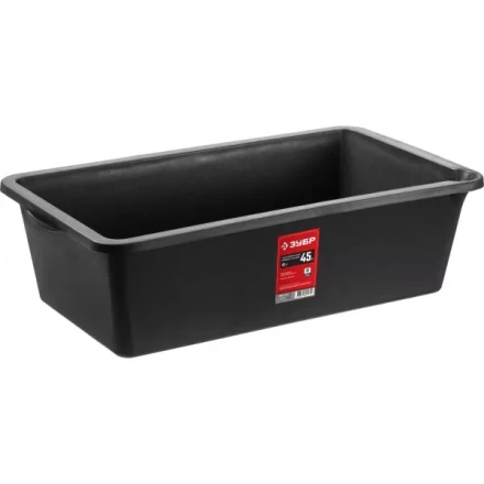 Кювета ЗУБР &quot;ЭКСПЕРТ&quot; строительная пластмассовая, 41x71x22см(ШхДхГ), 45л 06097-45_z03 купить в Ижевске