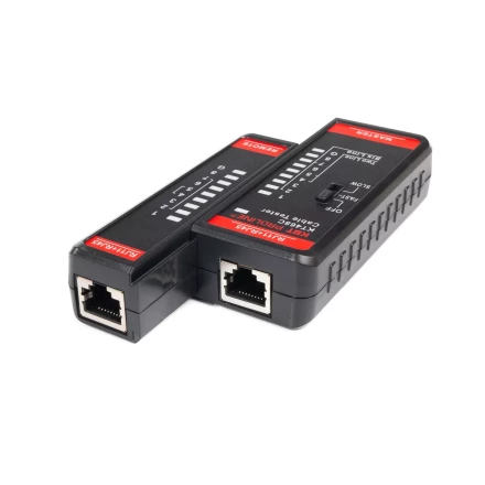 LAN-тестер кабельный КВТ KT 468C для проверки витой пары и телефонного кабеля (88552) купить в Ижевске