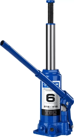 Домкрат гидравлический бутылочный T50, 6т, 215-415мм, ЗУБР Профессионал 43060-6 43060-6_z01 купить в Ижевске